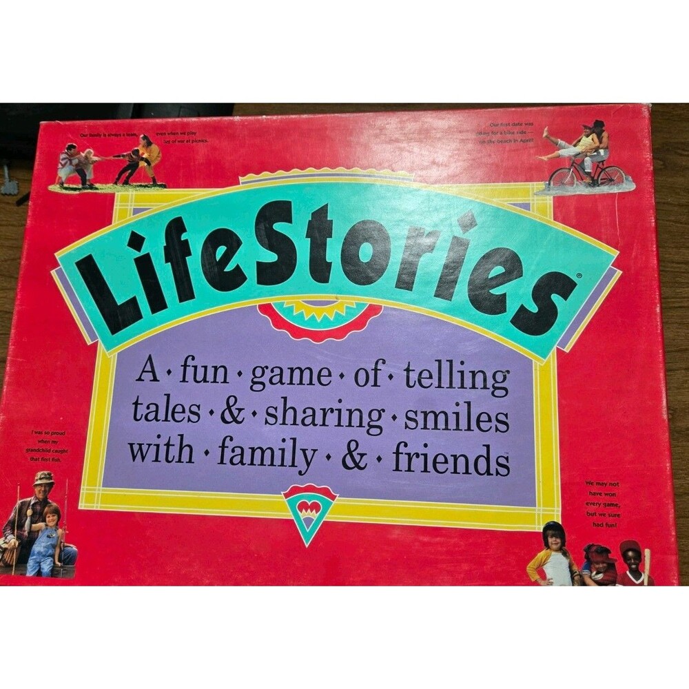 LifeStories Board Game -1992- The Story Telling Game Vintage Great Condition
